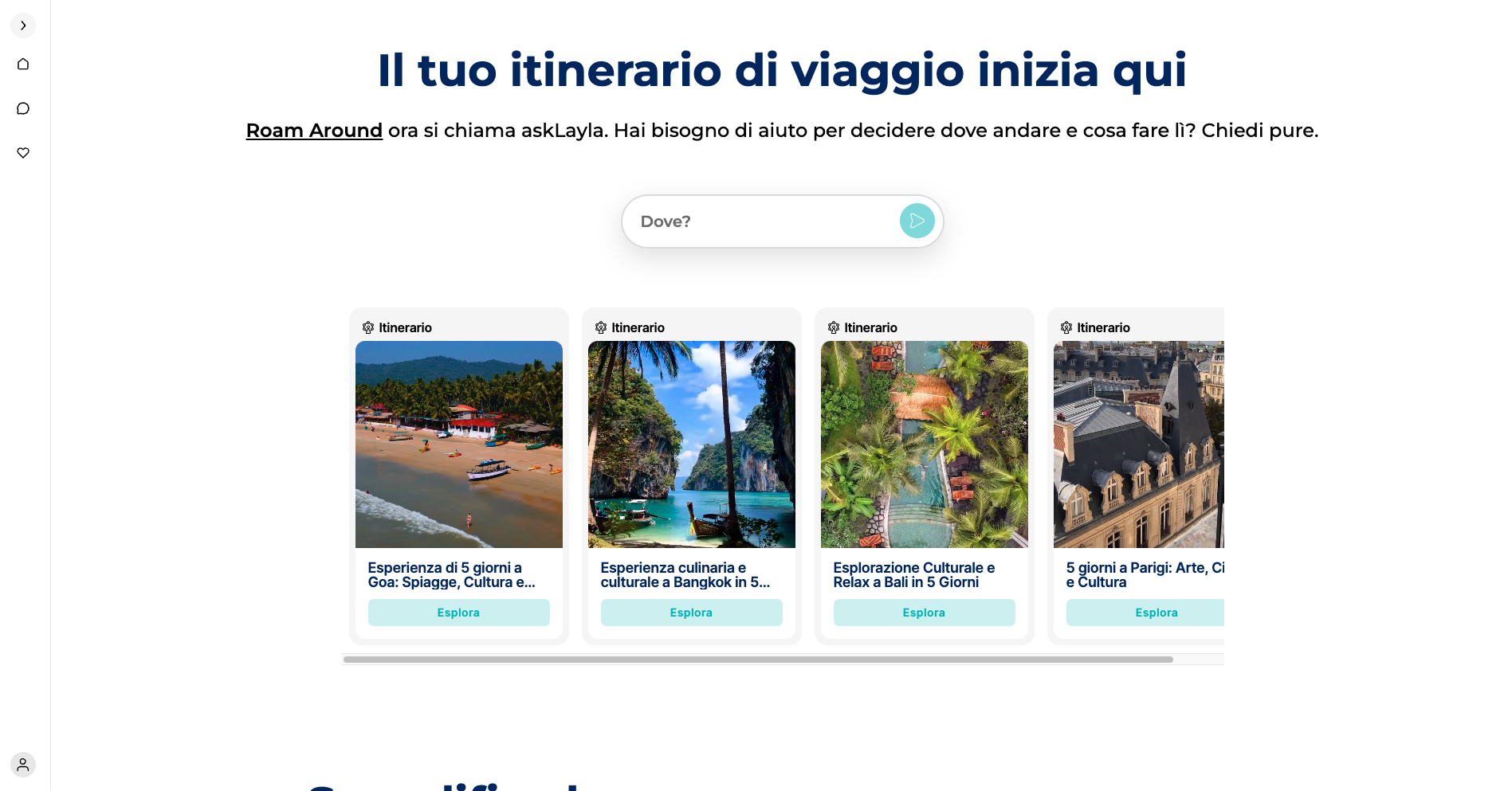 Where To: Pianifica il Tuo Viaggio